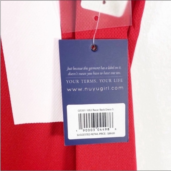 NUYU Tulane University jersey mini dress NEW - Picture 8 of 11